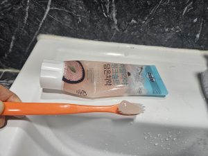 히말라야 -핑크 -솔트 -치약 