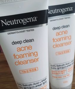 뉴트로지나- 약산성 -아크네 -폼클렌징