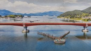 남해 지족 해협 죽방렴-이미지